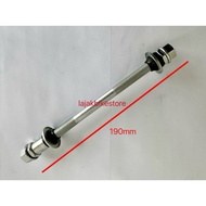 Bicycle Wheel Hub Axle Spindle Rear Shaft / Basikal Belakang Shaft Spindle