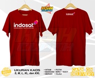 Kaos INDOSAT OOREDOO HUTCHISON PERUSAHAAN Bisa Custom - HSHCloth
