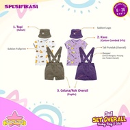 OVER ALL 3 in 1 SET By BABY SWEET