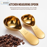 IMIHAN1 Coffee Scoops, 1 Tbsp or 2 Tbsp Stainless Steel Coffee Bean Measuring Spoons, Durable 15/30m