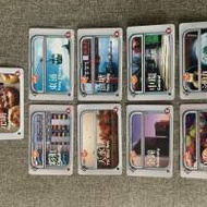 MTR港鐵好風景紀念車票 一套 9 張 珍藏磁...