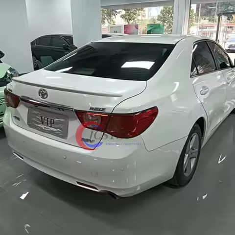 Mark X Reiz ABS Plastic Primer and lacquer Rear glass top wing Spoiler for TOYOTA Mark X with color 