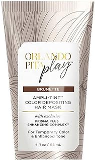 ORLANDO PITA PLAY Ampli-Tint Color Deposit Hair Mask, Temporary Hair Color Treatment that Revives Ha