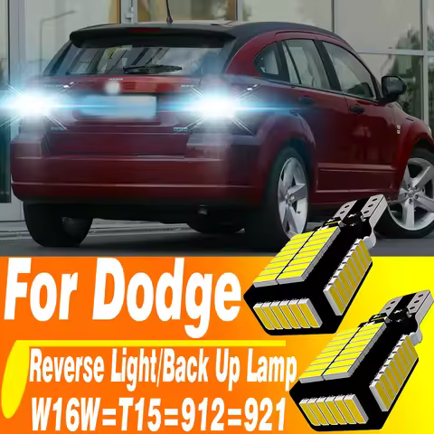 2pcs W16W T15 921 Led Canbus No Error Reverse Light Bulb 912 W2.1x9.5d Backup Lamp For Dodge Nitro 2
