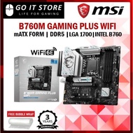 MSI B760M GAMING PLUS WIFI MOTHERBOARDS