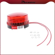 [Phenovo] Red Emergency LED Flashing Strobe Signal Warning Light Lamp Beacon AC220V - Dust
