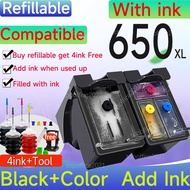 Compatible for HP 650XL refill Ink Cartridge HP 650XXL Ink HP 650 Ink Cartridge 1015 1510 1515 2515 