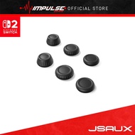 Jsaux NSW2 Nintendo Switch 2 Joy-Con Thumb Grip Lever Guard - Black/Neon