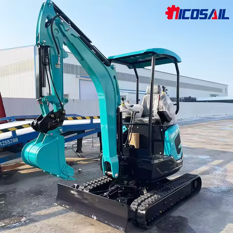 Nicosail OKW22U 2.5ton Hydraulic Mini Excavator Meet CE/EPA/EURO 5 Emission 2.2 Ton Small Digger Bag