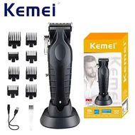 Kemei เครื่องโกนเครื่องเล็มหนวดไฟฟ้าสำหรับผู้ชาย, KM-2296โกนหนวดไฟฟ้าสำหรับตัดผมและโกนขนแบบมืออาชีพ