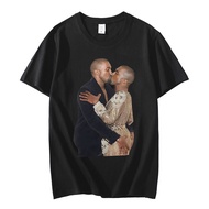 COD 2026Rapper Kanye West Kissing T Shirt Retro Graphic T Shirts CotCOD 1LRL