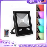 COB 50W RGB IP65 LED FLOOD LIGHT WATERPROOF FLOODLIGHT SPOTLIGHT OUTDOOR DAYLIGHT