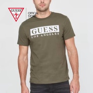 GUESS เสื้อยืดแขนสั้นผู้ชาย รุ่น XBRI16KAK90 สีเขียว