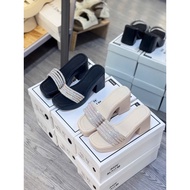 8-INCH HIGH PU HEEL SLIPPERS WITH STONE STRAPS TO BRIGHT YOUR FEET