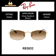 RAY-BAN RB3832 001/51 | Global Fit Unisex | 52mm
