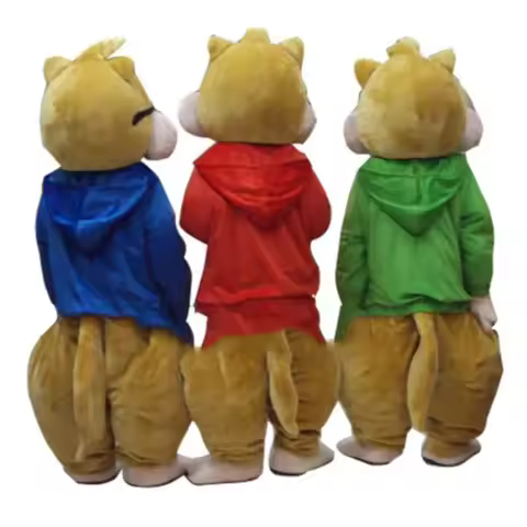 MF Hot Sale! High quality New alvin and the Chipmunks mascot costume N73