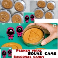 Dalgona candy squid game / viral candy / Korean candy / Sweet Sugar