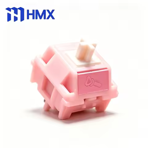 HMX Blush Charm Switch Magic wand Light guide Handmade Printing UPE+ PA Thocky Linear Mechanical Key