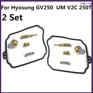 ❤️For Hyosung GV250 Aquila UMV2C Carburetor Repair Rebuild Main Jet For Pilot Jet Kit[my]
