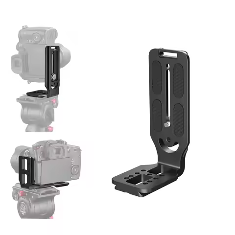 DSLR Camera L Bracket Vertical Horizontal Switching Tripod Quick Release Plate Compatible with Sony 