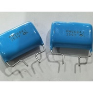 684j250v Capasistor 684j 250v 5pcs