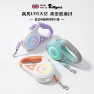 British Automatic Retractable Dog Leash with Light Small Medium-Sized Dogs Break-Free Dog Walking Le