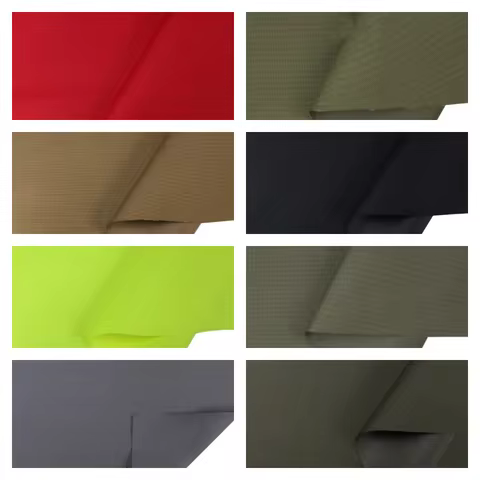 1000D Nylon Liftable Waterproof High-Strength Black And Wolf Brown Cordura Fabric for Outdoor Sports