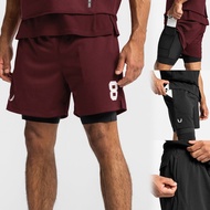Imported 2-layer men's gymShorts ASRV08-DK65