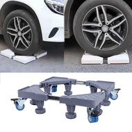 s2mwvn Fridge Stand Mobile Base Adjustable Furniture Dolly with 8 Strong Feet 4 Locking Wheels for W