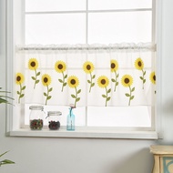Curtain Blackout Window Short Curtain Valances Short Window Drapes Curtain Semi Sheer Valances Windo