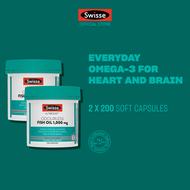 [EXP 29 SEP 2027] [Twin Pack] Swisse Ultiboost Odourless Fish Oil 1000mg 200 Caps