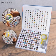 [Devoko] Kids Gemstone Crystal Kit ID Sheet Beginner Starter Kits Geology GEM Kit