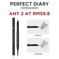 Perfect Diary Double-end Eyebrow Pencil Hexagonal Natural Eyebrow Waterproof 5 Colors Eye Makeup