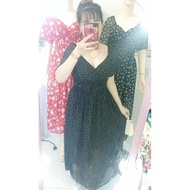 Card collar chiffon dress form 45 - 65 kg