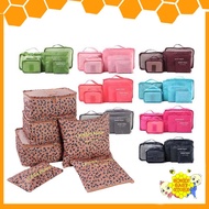 Portable 6in1 Travel Storage Organizer Set Pouch Maternity Foldable Clothes Bag Women Travel Storage