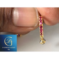 Dasmitha gold 916(mix) ball hanging valayam mukuthi 10mm 16carat gold