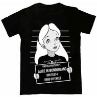 Twisted Punk Alice In Wonderland Mugshot T-Shirt