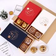 月餅 包裝盒 月饼盒子 80g Egg Yolk Crisp Packaging Box Gift Box 6 Pieces Xuemei Niang Mung Bean Pastry Box 80g