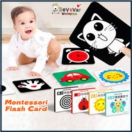 BEVAVAR 0-36 Months Baby Vision Cards Flash Card Newborn Visual Sensory Pictures Card Earl Learning 