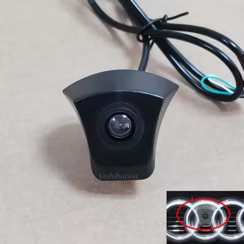 Car Front View Camera For Audi A1 A3 A4 A5 A6 A7 Q3 Q5 Q7 TT For Parking HD Night Vision Logo Mark C