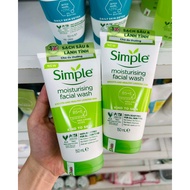 Sữa rửa mặt Simple 150ml-3 màu