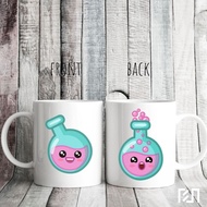 Cute Chemistry Flask Icon Mug
