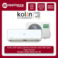 Kolin 2HP Aptus Series Inverter with Wifi Split Type Aircon KSM-IW20-9L1M