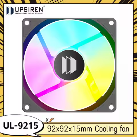 UPSIREN UL-9215 Ultra-thin Fan 92x92x15mm Hydraulic Bearing 92mm Chassis Fan 4pin PWM 2700 RPM Case 
