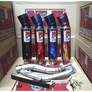 NLK EXHAUST Y15ZR/LC135 4S /LC135 5S MUFFLER BIG CORK TEMBAK BULAN 32MM