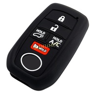 5B Car Key Case Cover Chian For Toyota RAV4 Prime bZ4X Subaru Solterra 2023 2024 2025 Silicone Prote