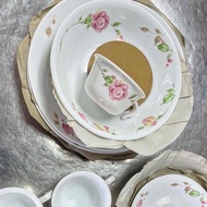 ONLY RM699 - DINNER SET CORELLE 20pcs/ corelle country rose / corelle sakura