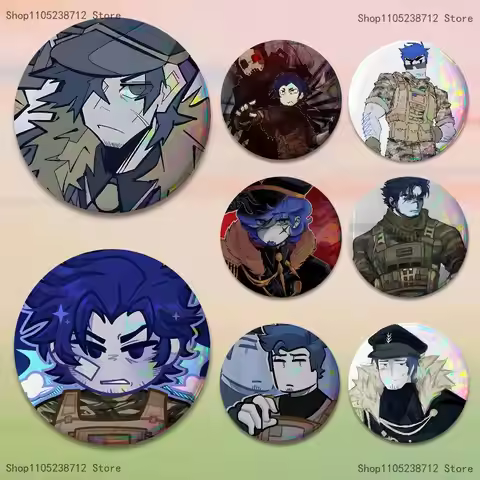 G-Guest 1337 Forsaken Anime Cartoon Badge Breastpin for Backpack Clothes Handmade Brooches Gift Acce