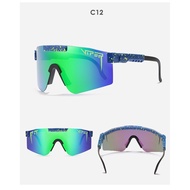 Pit Viper Color Film Sunglasses Men Women Outdoor Sports UV400 Bike Cycling Glasses