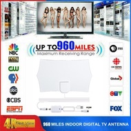 w0mrivw5r8 960 Mile Range Antenna TV Digital HD Skywire 4K HDTV 1080P Indoor with Amplifier